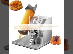 Réseau automatique pour emballage de fruits Maillage d'emballage de pommes de terre d'ail de gingembre Réseau de sacs de reliure machine